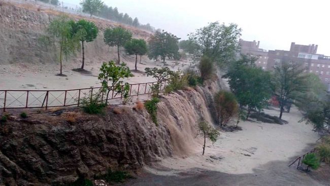 lluvias Madrid Agosto 2019