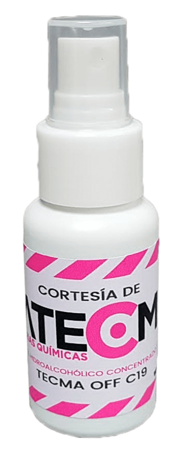 Regalo bote tecma off c19 coronavirus