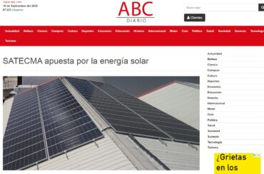 noticia ABC satecma placas solares