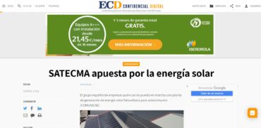 noticia El Confidencial satecma placas solares