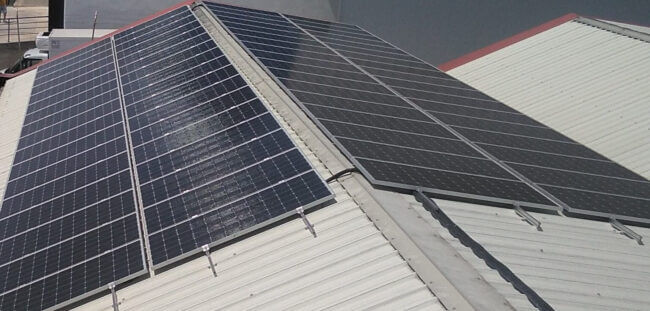 Imagen placas solares cubierta satecma Imagen placas solares cubierta satecma